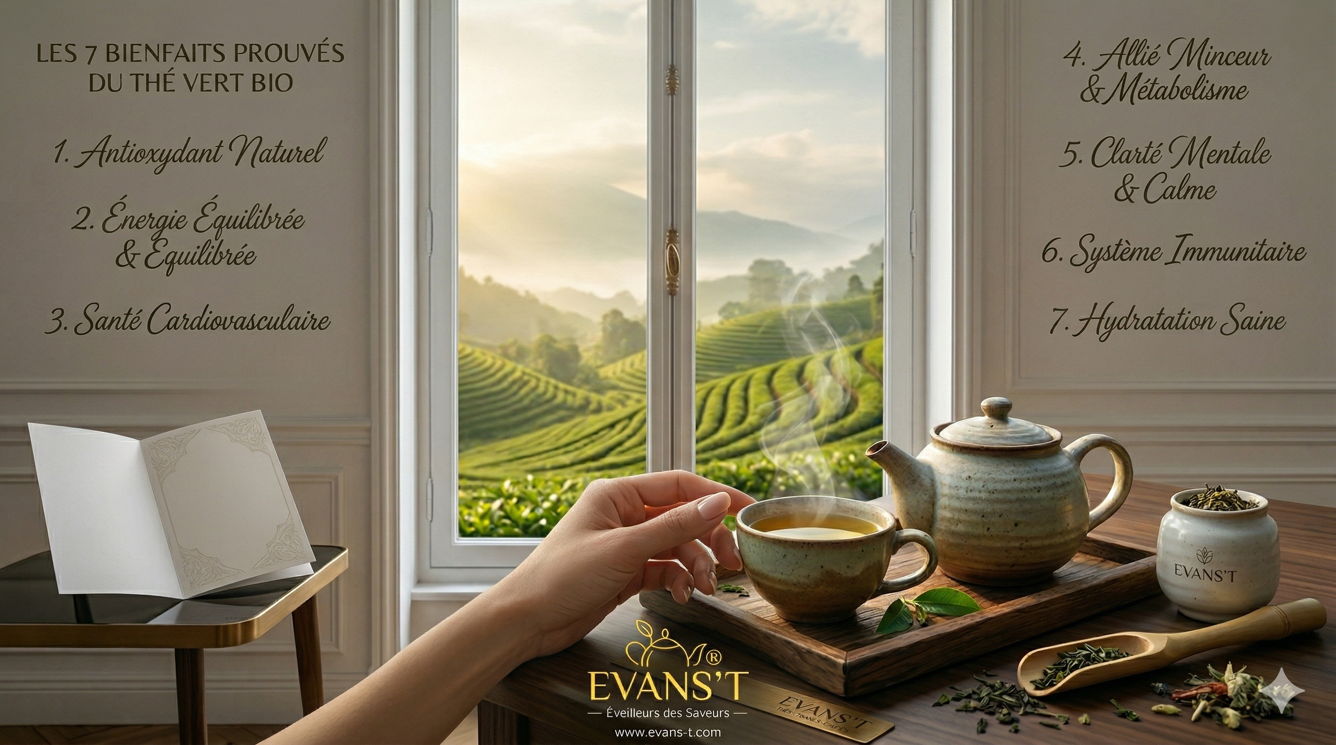 Les 7 Bienfaits Prouvés du Thé Vert Bio sur Votre Santé