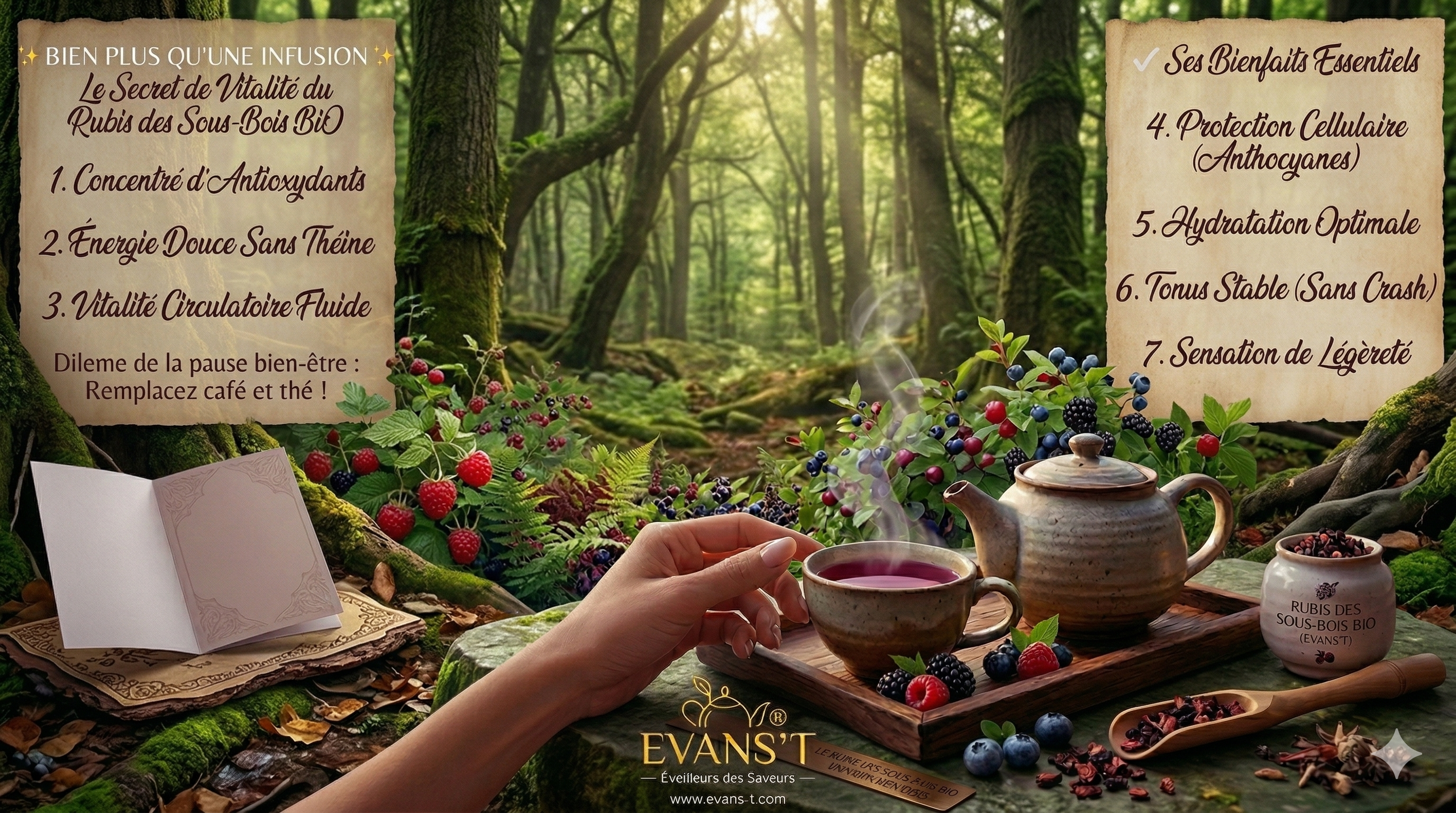 Rubis des Sous-Bois BIO - Une Infusion Gourmande inégalée 