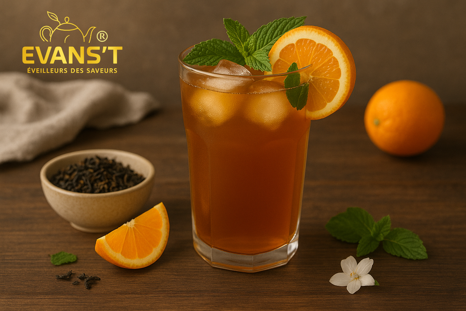 Thé glacé haut de gamme au Russian des Tsars