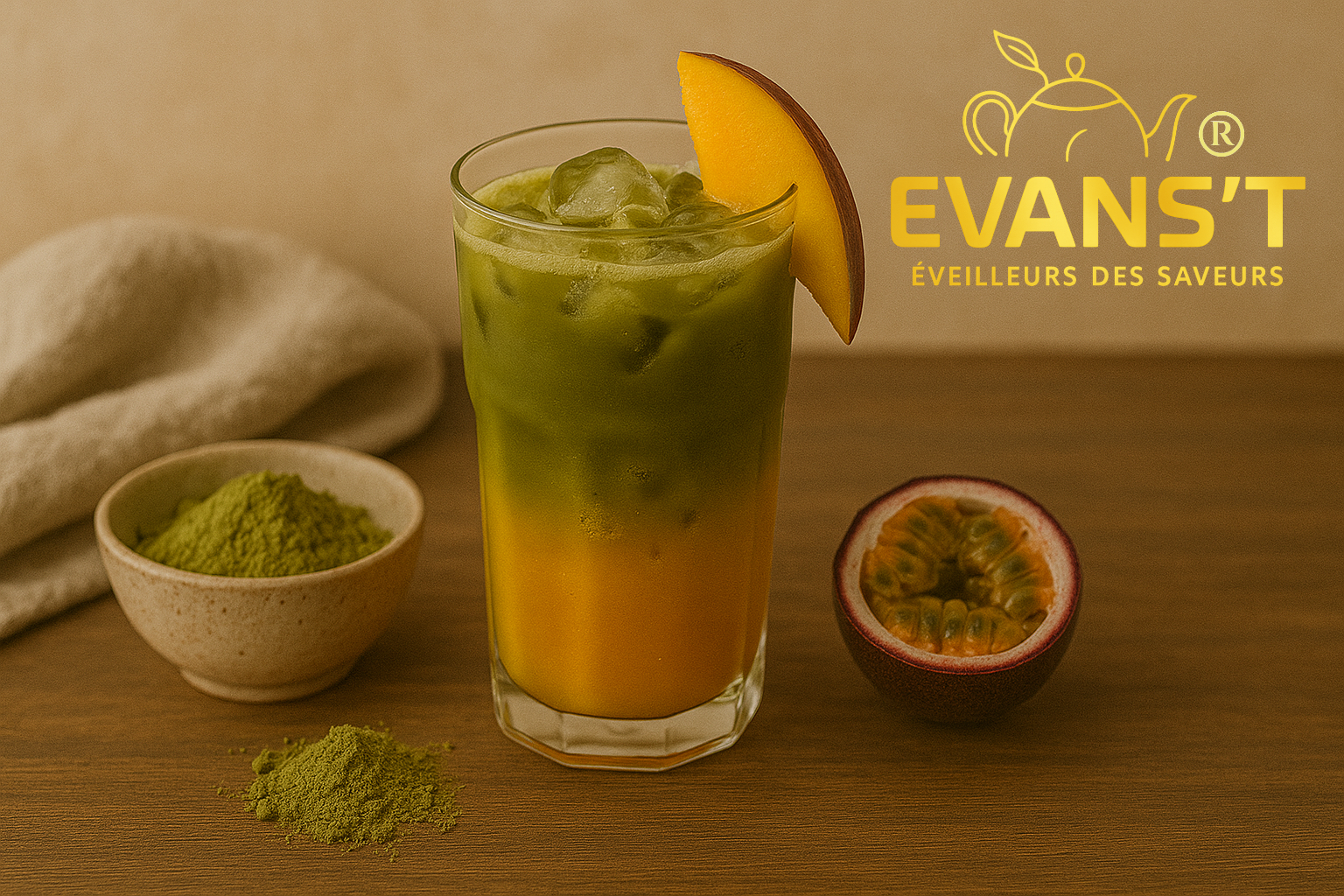 Ice Matcha mangue & passion